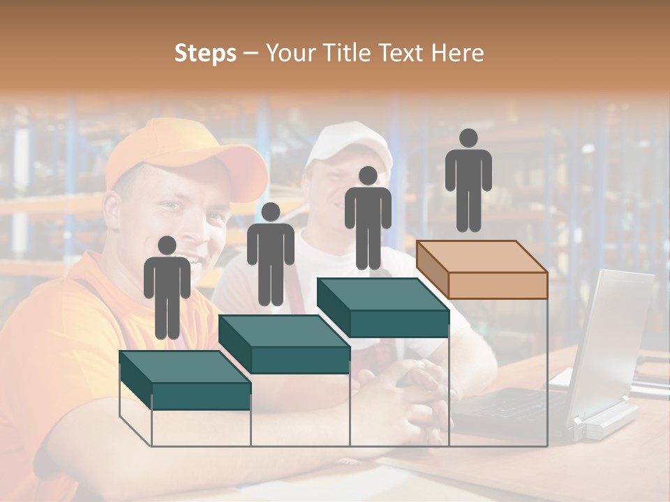 Pallet Logistics Crate PowerPoint Template