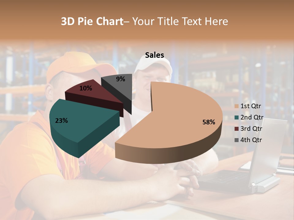 Pallet Logistics Crate PowerPoint Template