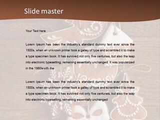 Iced Wood Biscuit PowerPoint Template