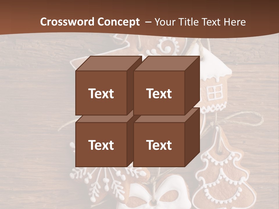Iced Wood Biscuit PowerPoint Template
