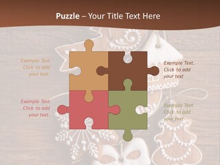 Iced Wood Biscuit PowerPoint Template