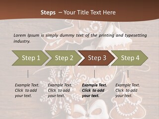 Iced Wood Biscuit PowerPoint Template