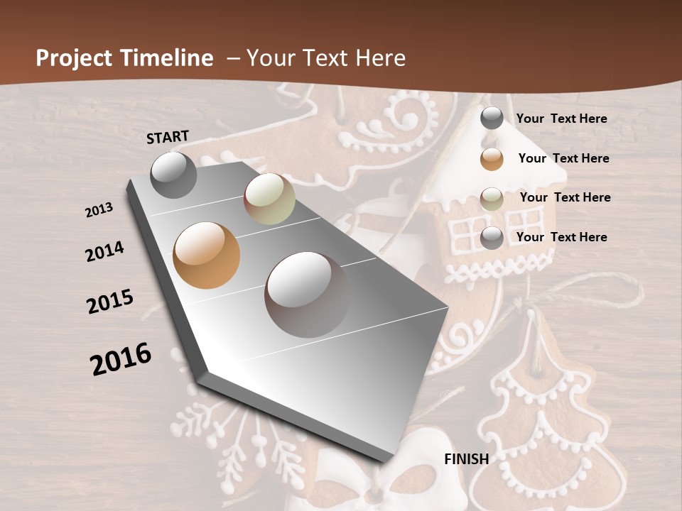Iced Wood Biscuit PowerPoint Template