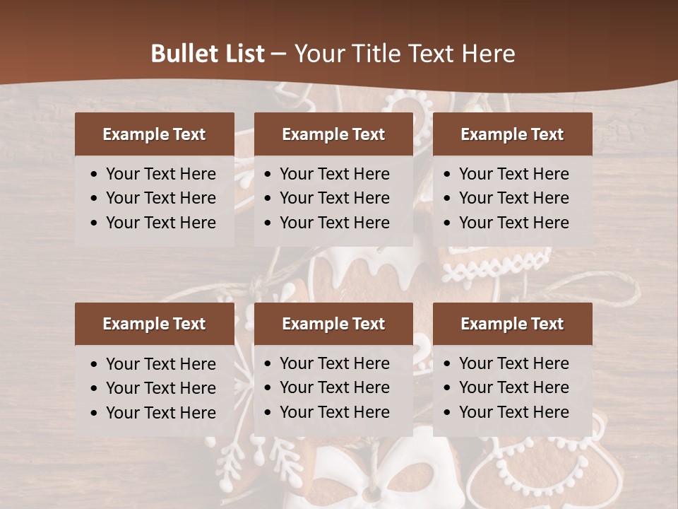 Iced Wood Biscuit PowerPoint Template