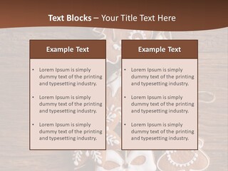 Iced Wood Biscuit PowerPoint Template