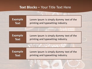 Iced Wood Biscuit PowerPoint Template