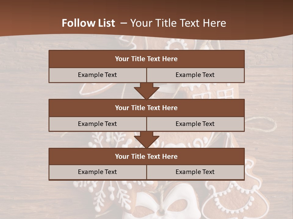 Iced Wood Biscuit PowerPoint Template