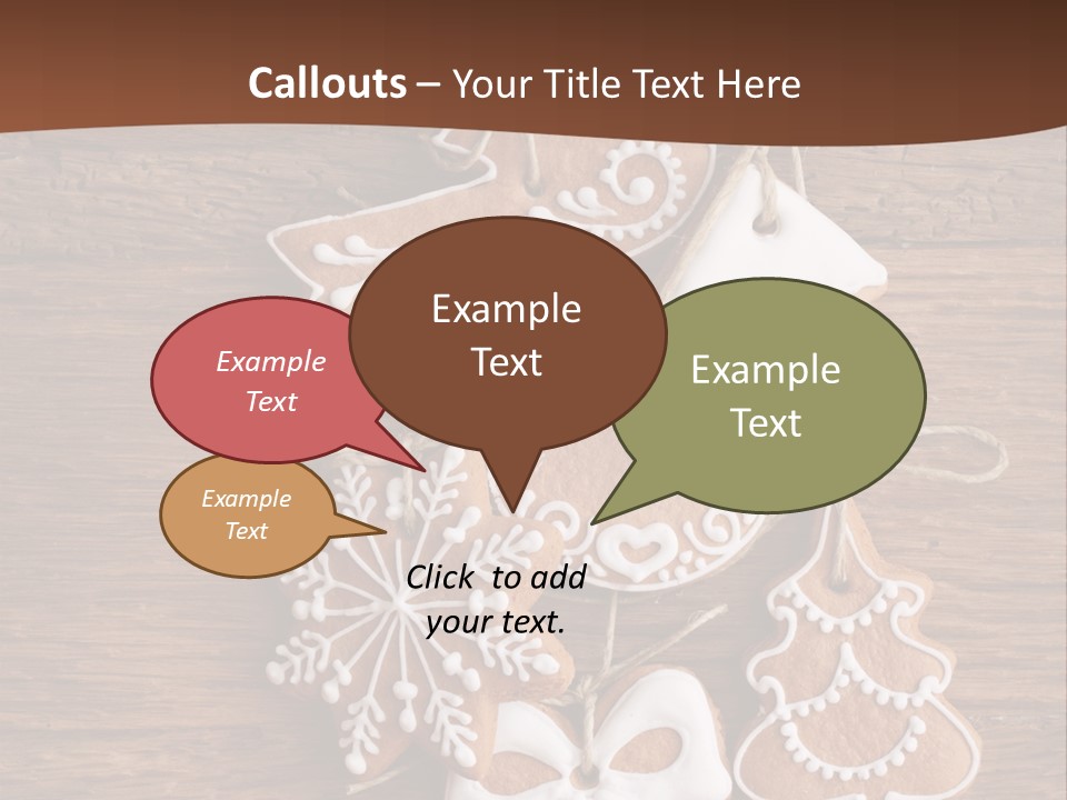 Iced Wood Biscuit PowerPoint Template