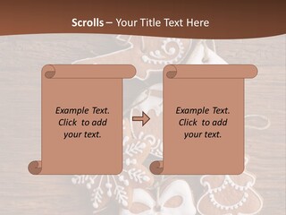 Iced Wood Biscuit PowerPoint Template