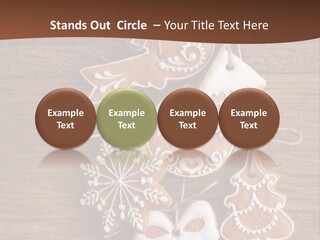 Iced Wood Biscuit PowerPoint Template