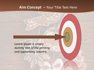 Iced Wood Biscuit PowerPoint Template