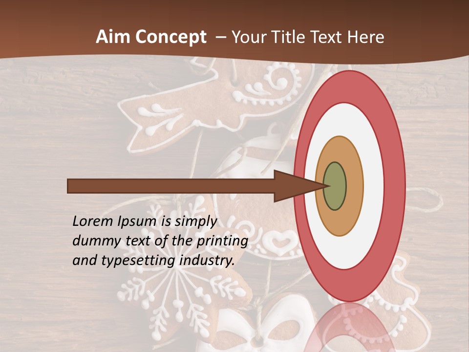 Iced Wood Biscuit PowerPoint Template