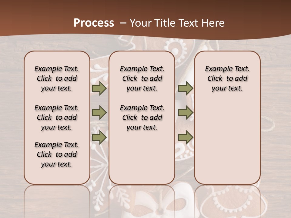 Iced Wood Biscuit PowerPoint Template