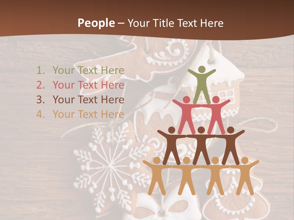 Iced Wood Biscuit PowerPoint Template