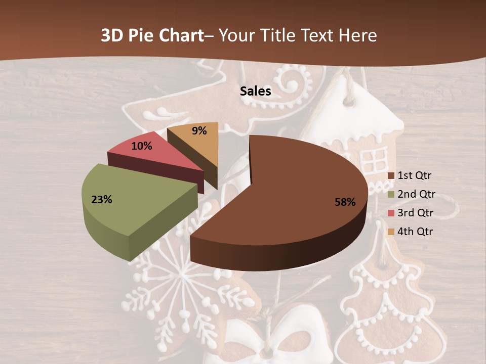 Iced Wood Biscuit PowerPoint Template