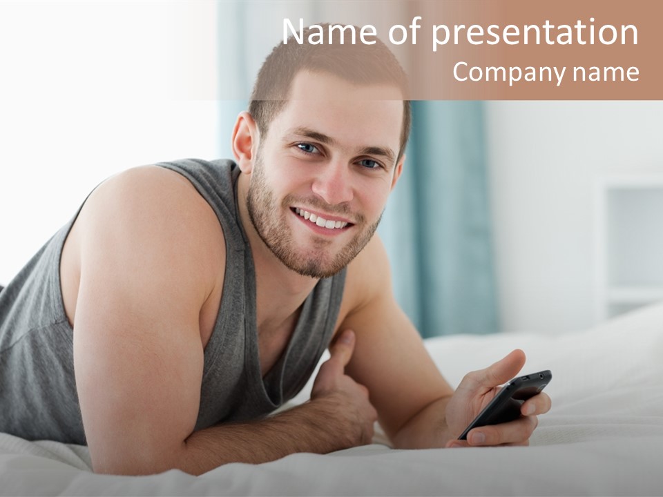 Cellular Attractive Model PowerPoint Template