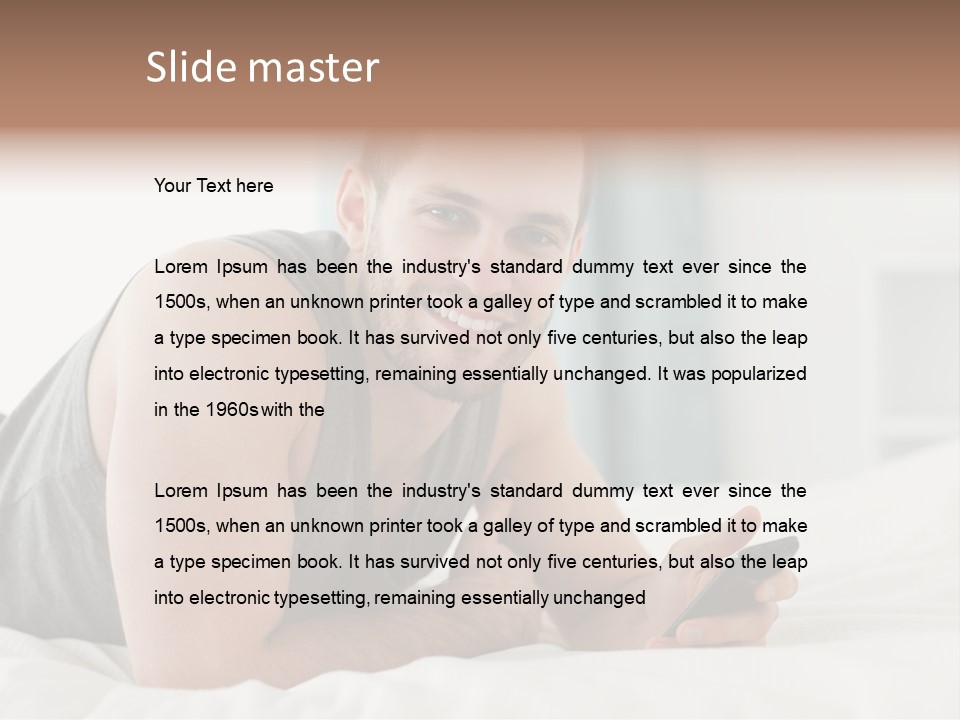 Cellular Attractive Model PowerPoint Template