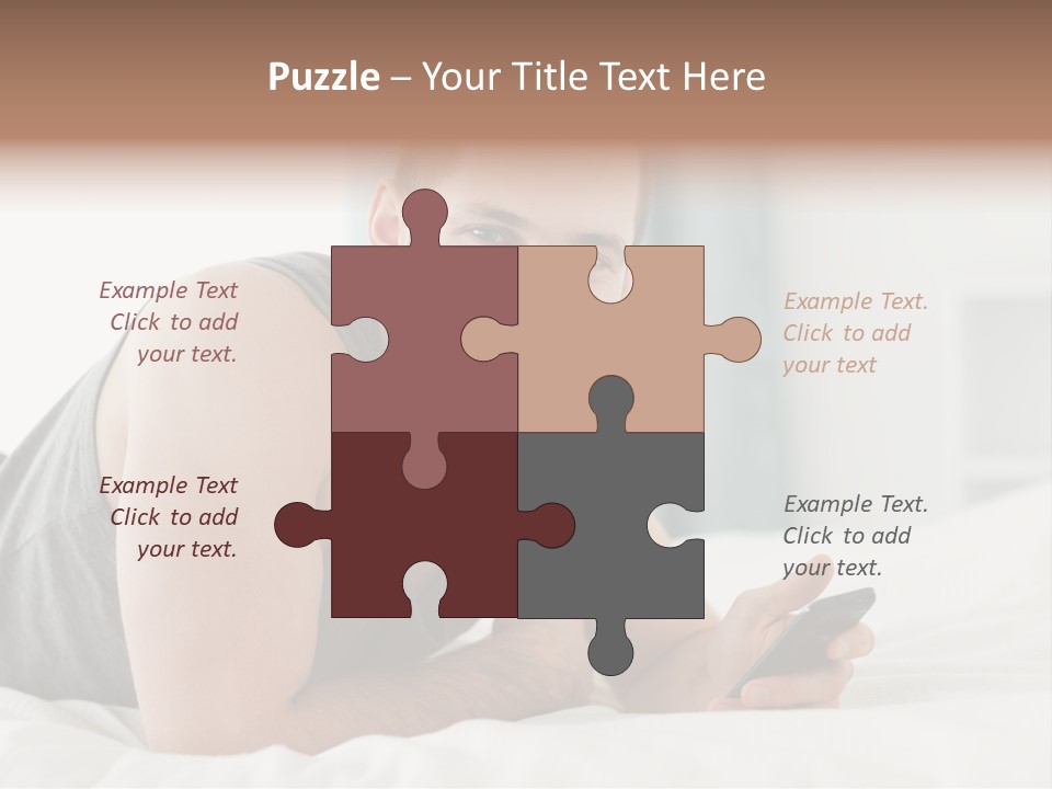 Cellular Attractive Model PowerPoint Template