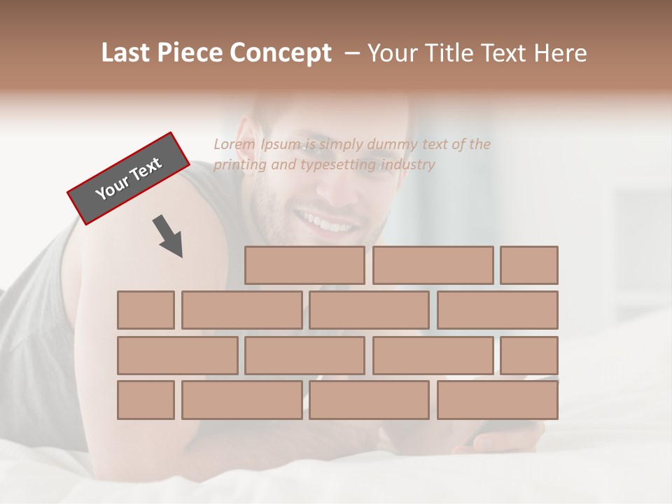 Cellular Attractive Model PowerPoint Template