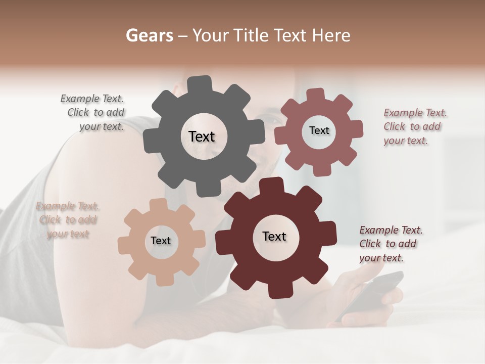 Cellular Attractive Model PowerPoint Template