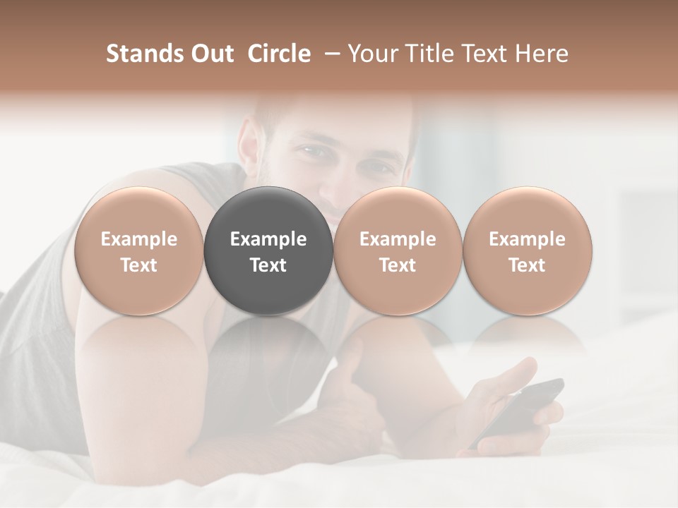 Cellular Attractive Model PowerPoint Template