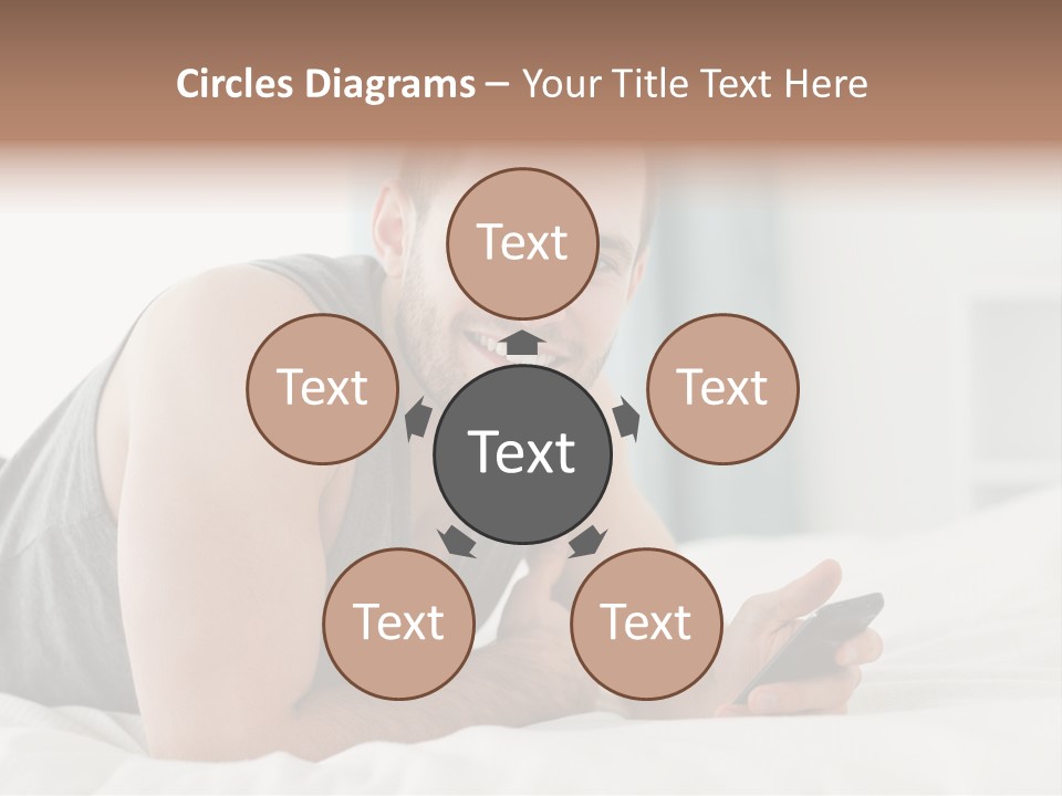 Cellular Attractive Model PowerPoint Template