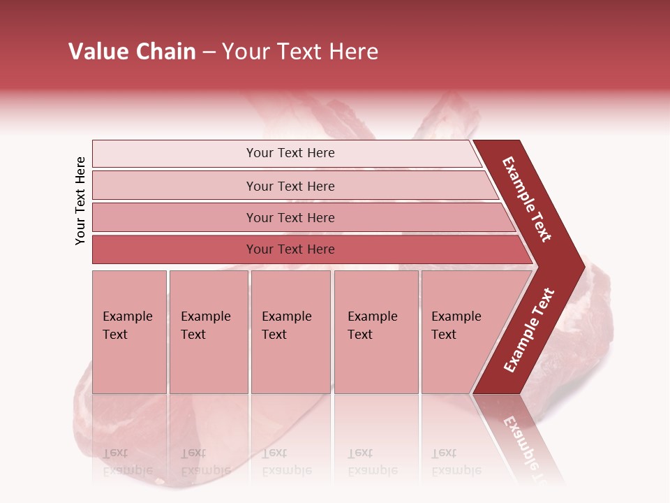 Lamb Chops Raw Food Two PowerPoint Template
