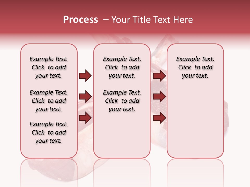 Lamb Chops Raw Food Two PowerPoint Template