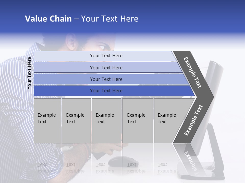 Computer White Horizontal PowerPoint Template
