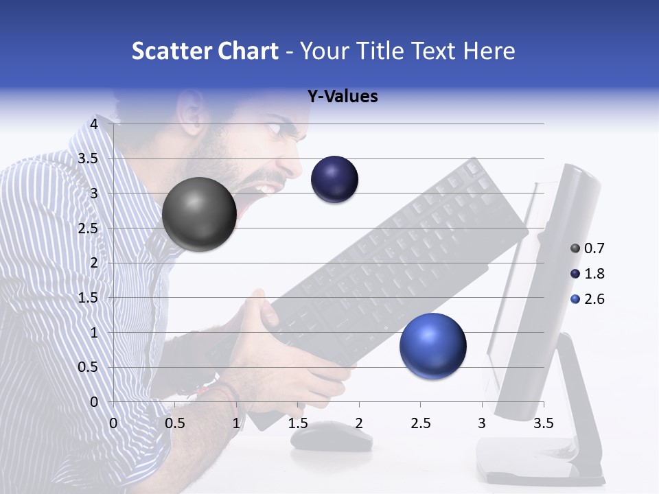 Computer White Horizontal PowerPoint Template