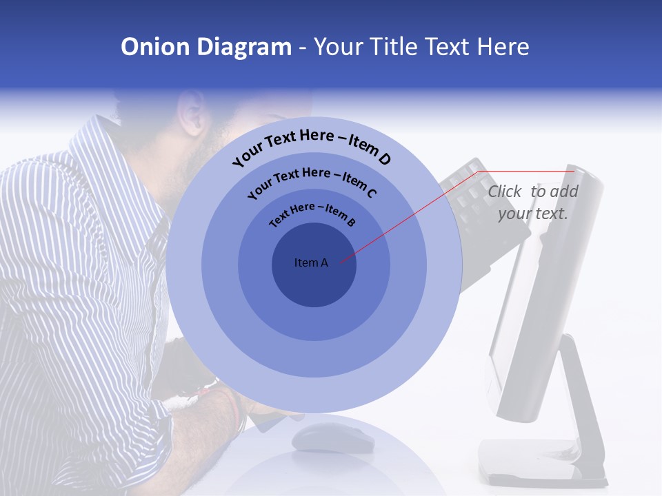 Computer White Horizontal PowerPoint Template