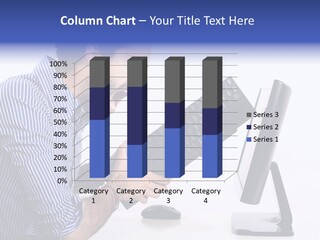 Computer White Horizontal PowerPoint Template