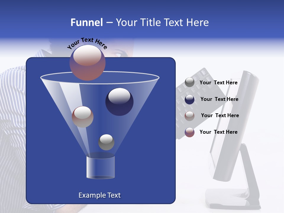 Computer White Horizontal PowerPoint Template