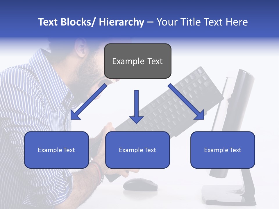Computer White Horizontal PowerPoint Template