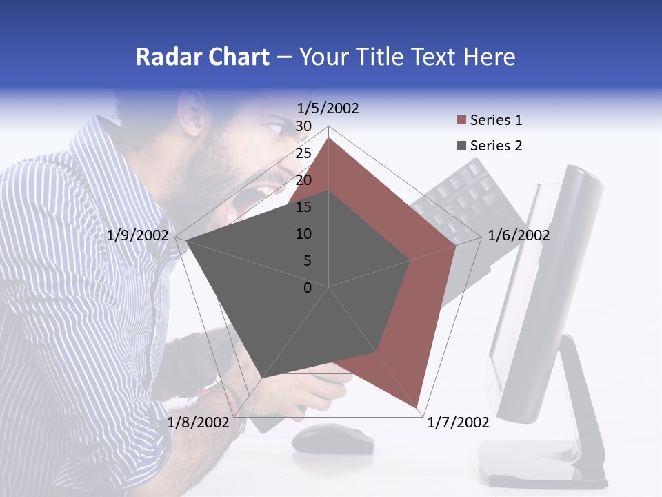 Computer White Horizontal PowerPoint Template