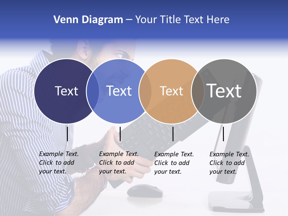 Computer White Horizontal PowerPoint Template