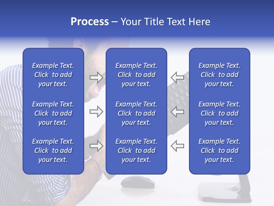 Computer White Horizontal PowerPoint Template