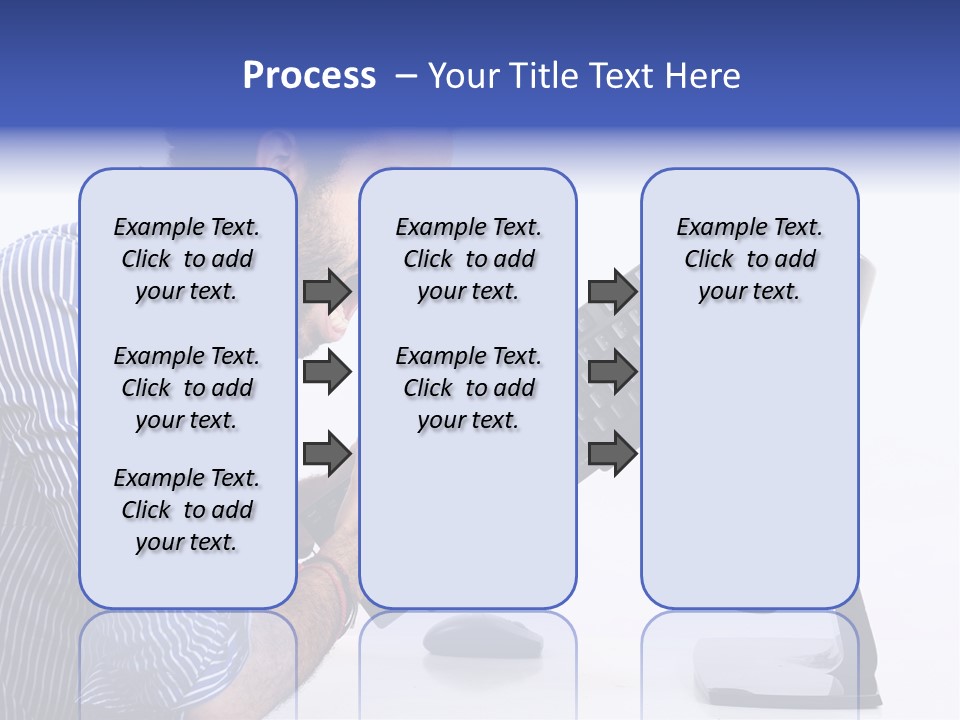 Computer White Horizontal PowerPoint Template