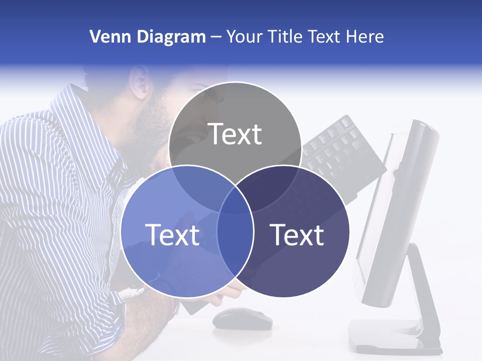 Computer White Horizontal PowerPoint Template