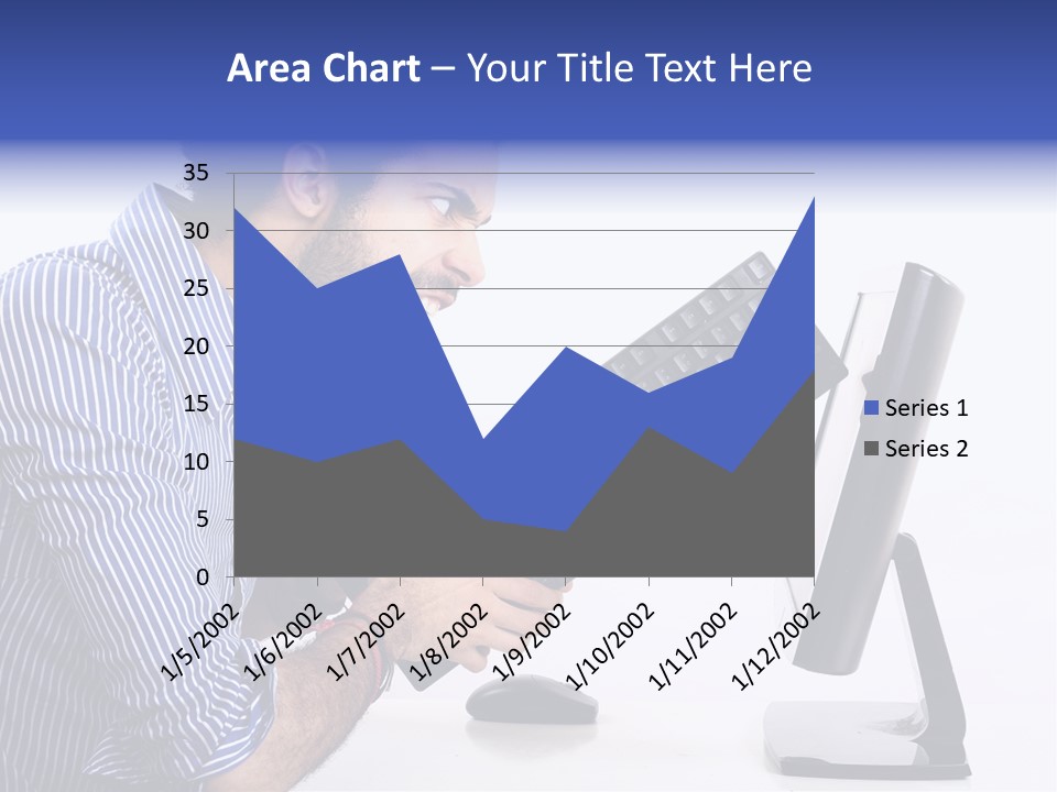 Computer White Horizontal PowerPoint Template