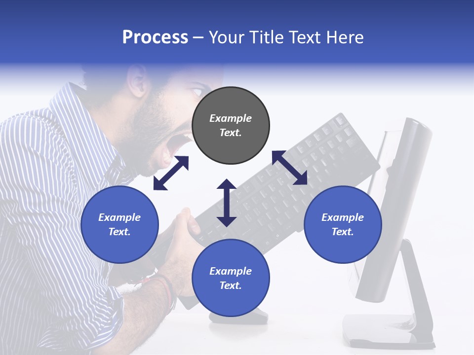 Computer White Horizontal PowerPoint Template