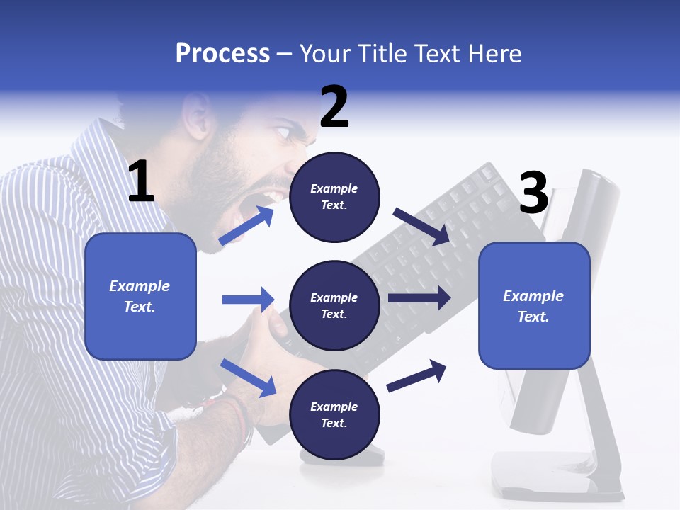 Computer White Horizontal PowerPoint Template
