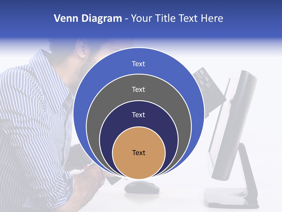 Computer White Horizontal PowerPoint Template