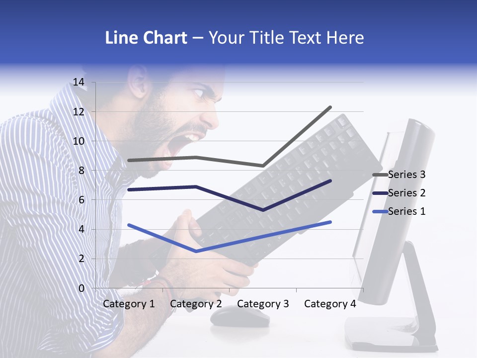Computer White Horizontal PowerPoint Template