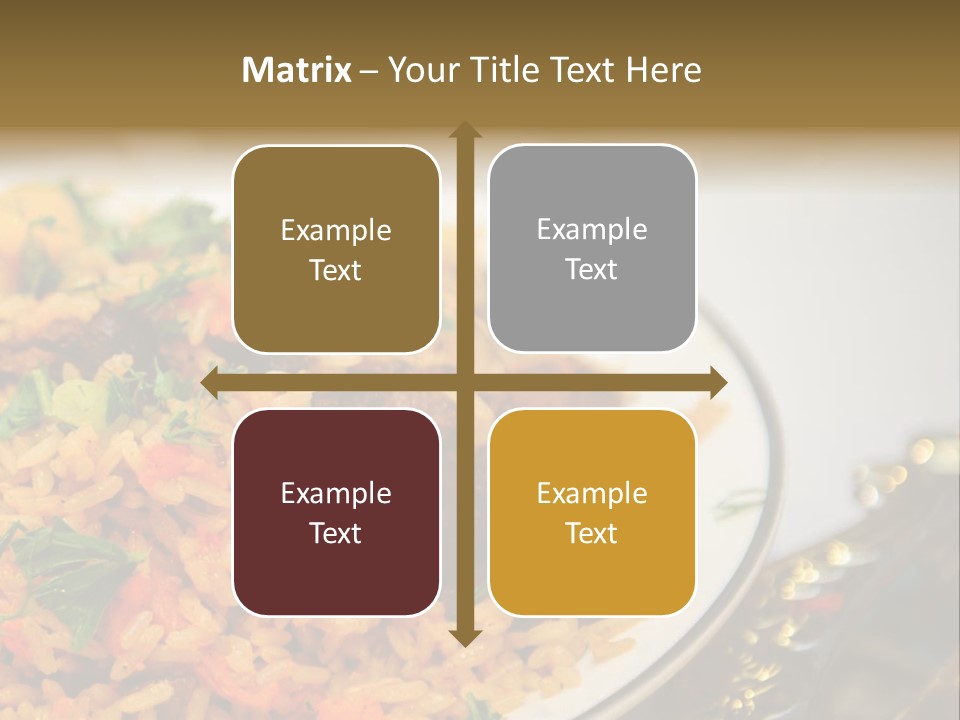 Spicy Gourmet Closeup PowerPoint Template