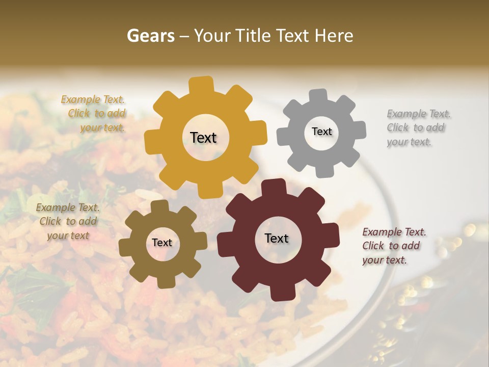 Spicy Gourmet Closeup PowerPoint Template