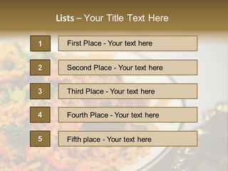 Spicy Gourmet Closeup PowerPoint Template