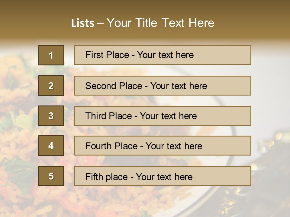 Spicy Gourmet Closeup PowerPoint Template