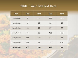 Spicy Gourmet Closeup PowerPoint Template