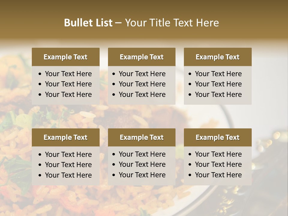 Spicy Gourmet Closeup PowerPoint Template